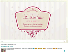 Tablet Screenshot of lailinhas.com